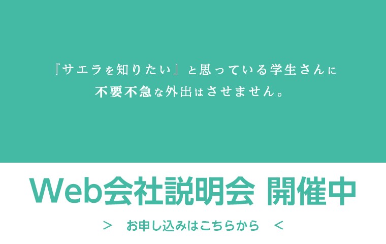 Web会社説明会 開催中